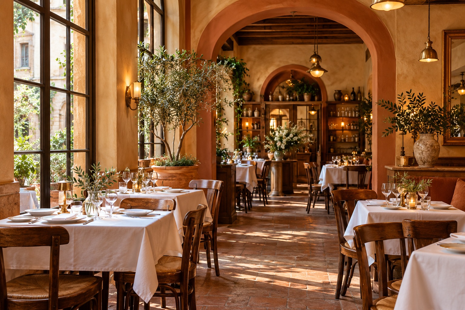 Illustratives KI-Konzeptbild eines Gastronomiebetriebs